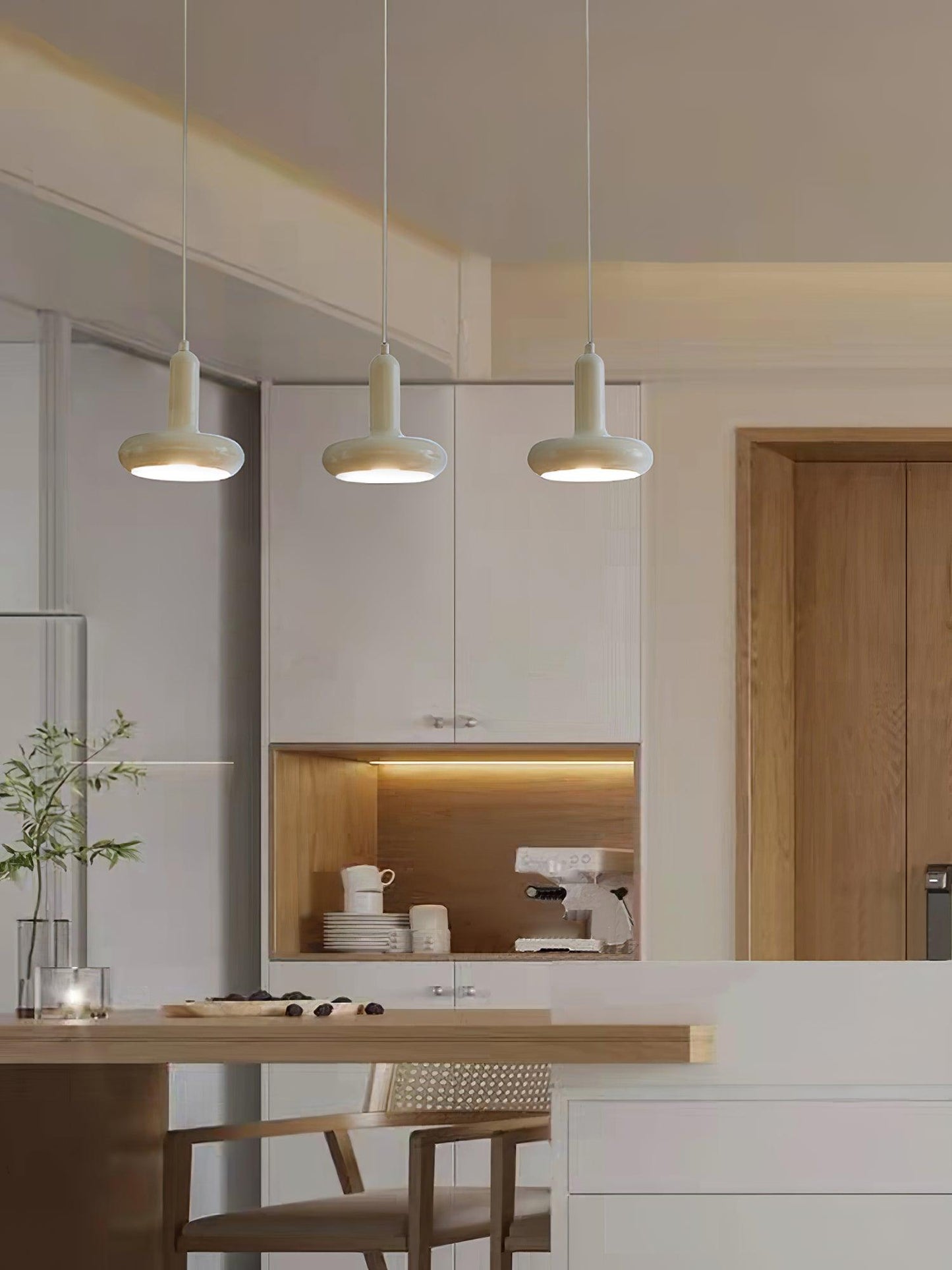 Odense Cream Metal Pendant Light