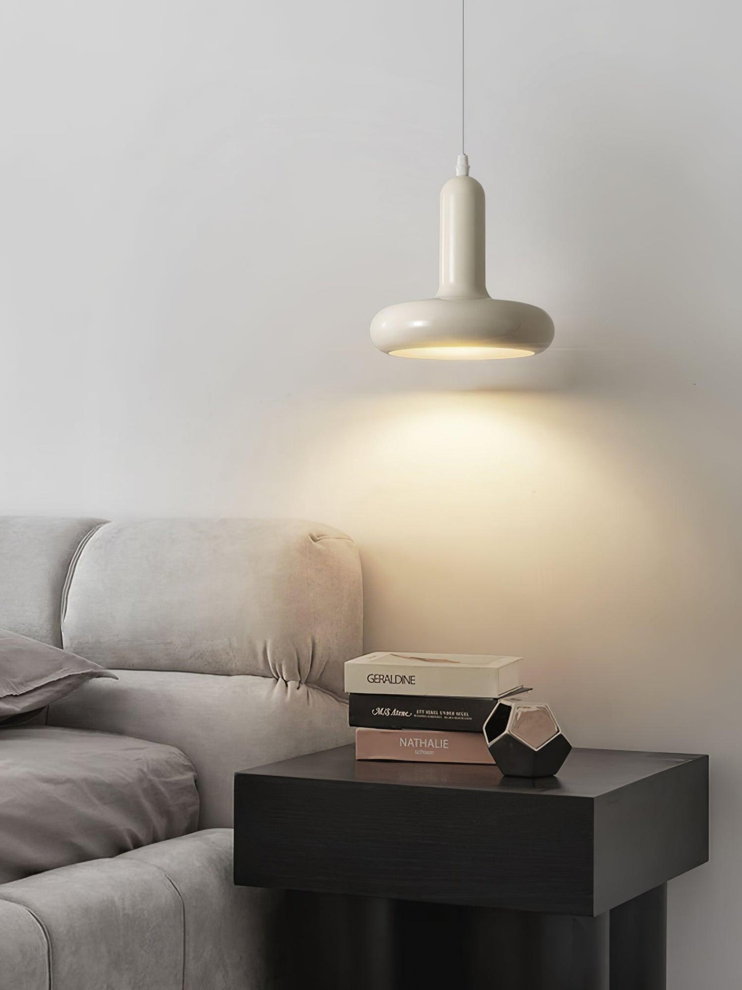 Odense Cream Metal Pendant Light