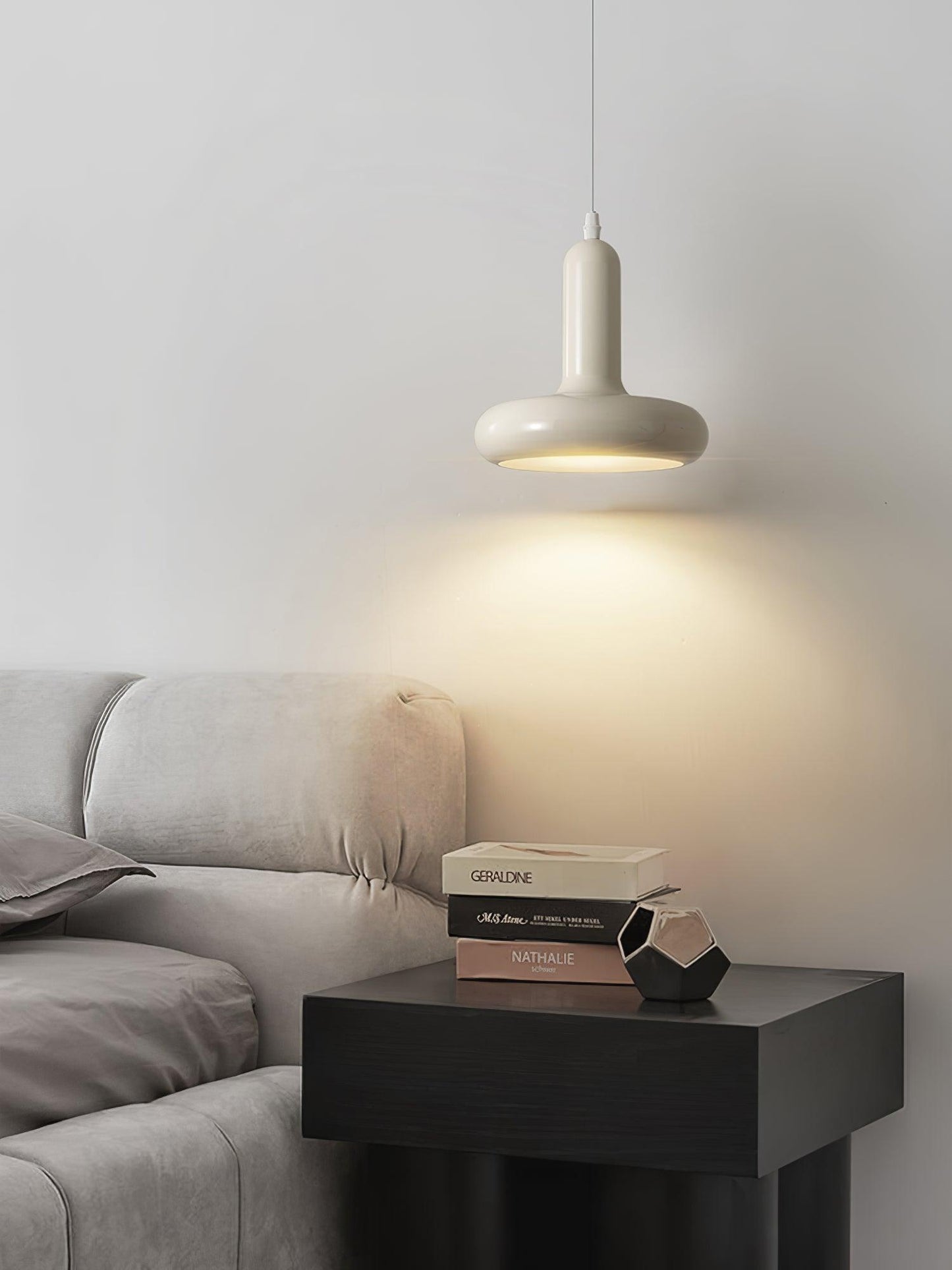 Odense Cream Metal Pendant Light