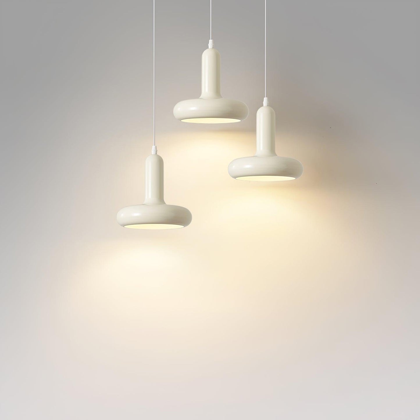 Odense Cream Metal Pendant Light