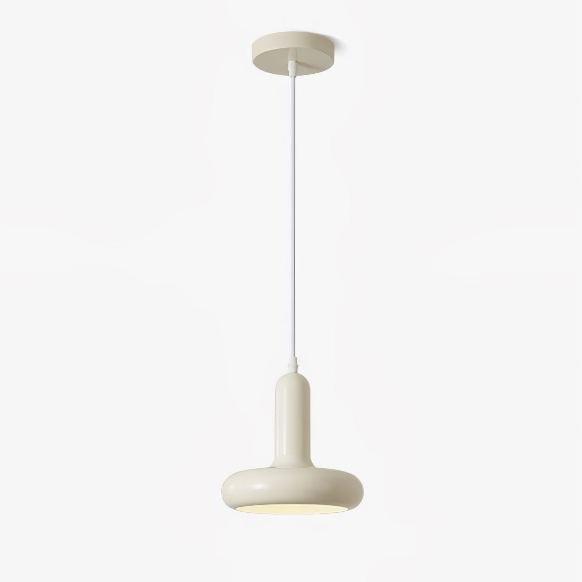 Odense Cream Metal Pendant Light