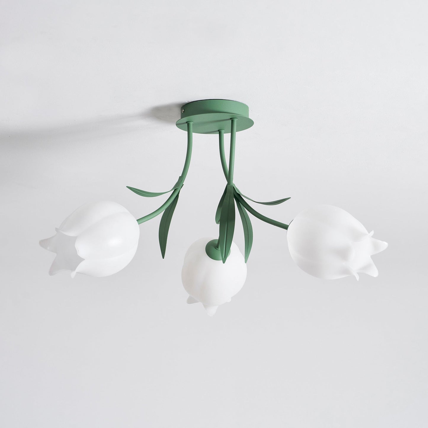 Bell Flower Branch Semi-Flush Ceiling Light — Multi-Head