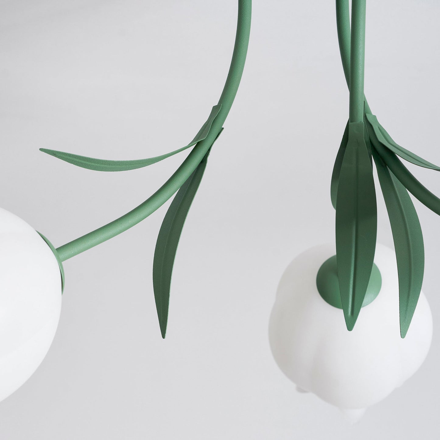 Bell Flower Branch Semi-Flush Ceiling Light — Multi-Head