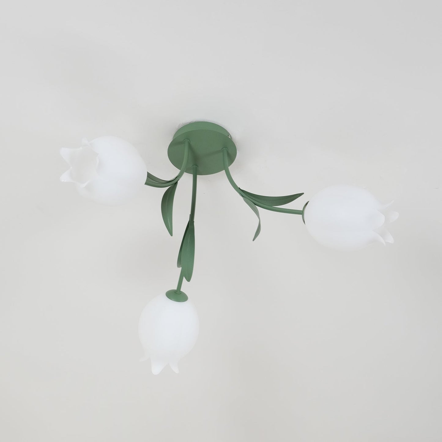Bell Flower Branch Semi-Flush Ceiling Light — Multi-Head