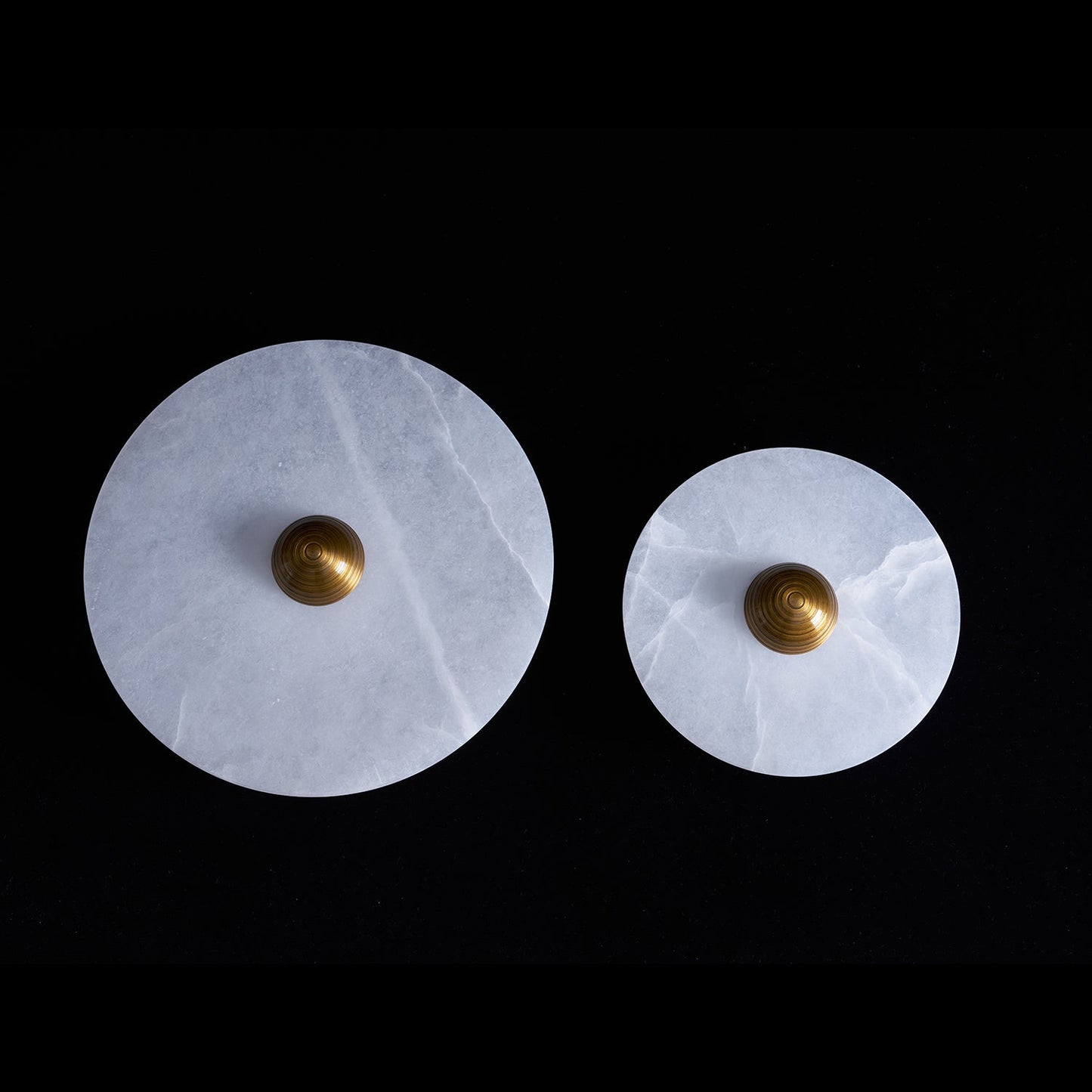 Alabaster Disc Wall Sconce