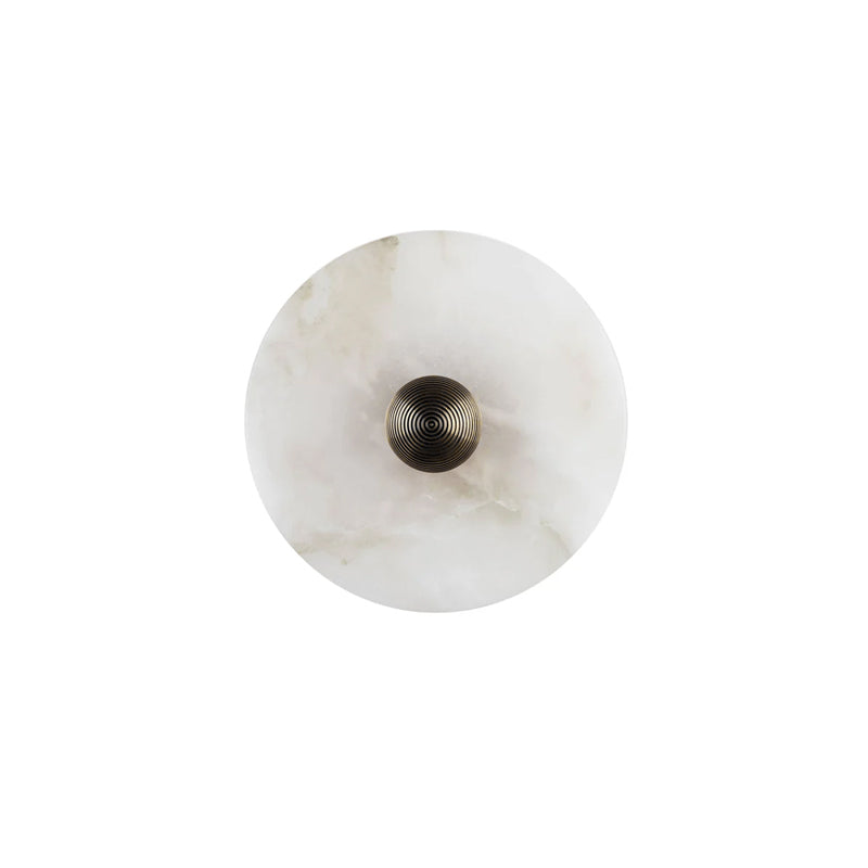 Alabaster Disc Wall Sconce