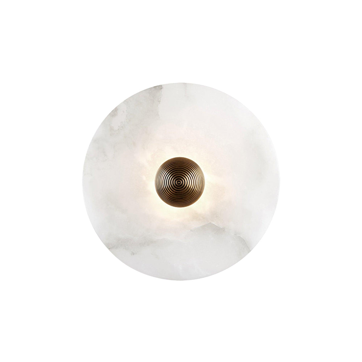 Alabaster Disc Wall Sconce