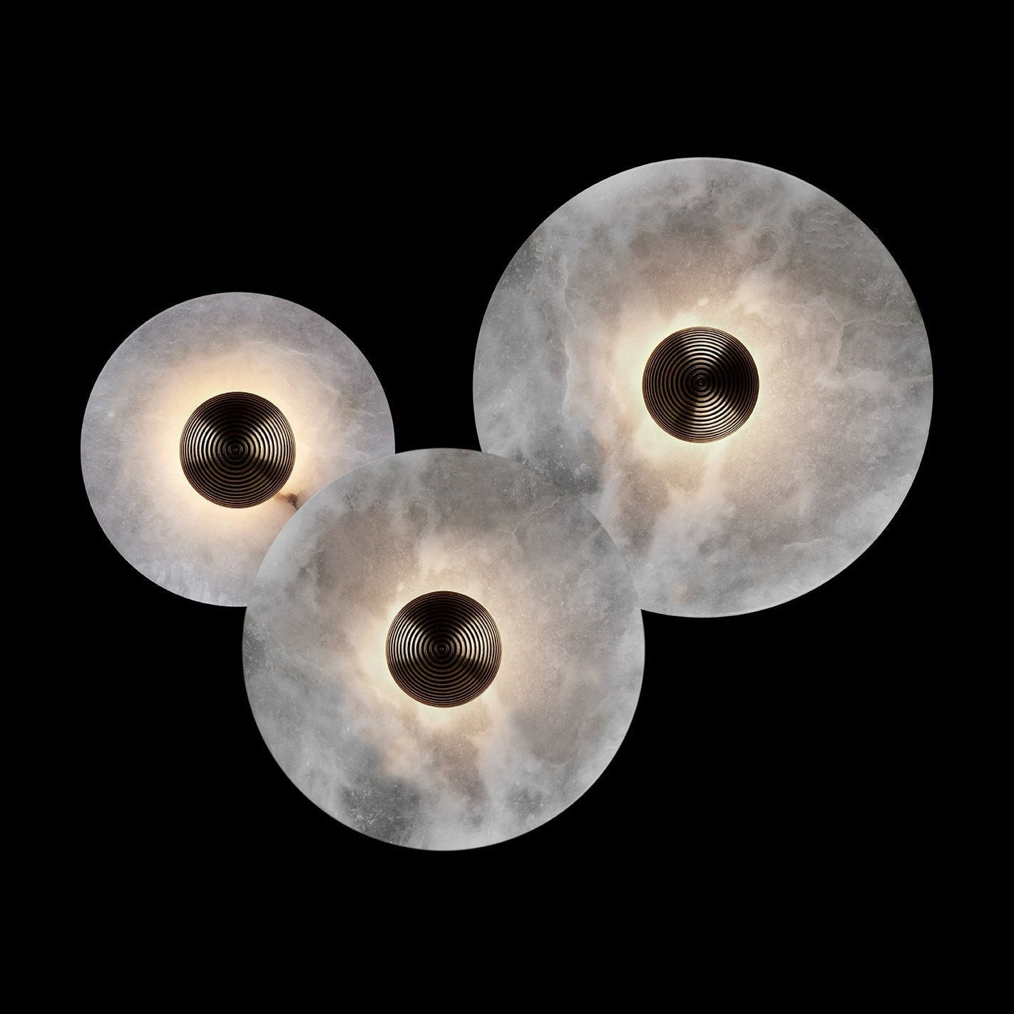 Alabaster Disc Wall Sconce