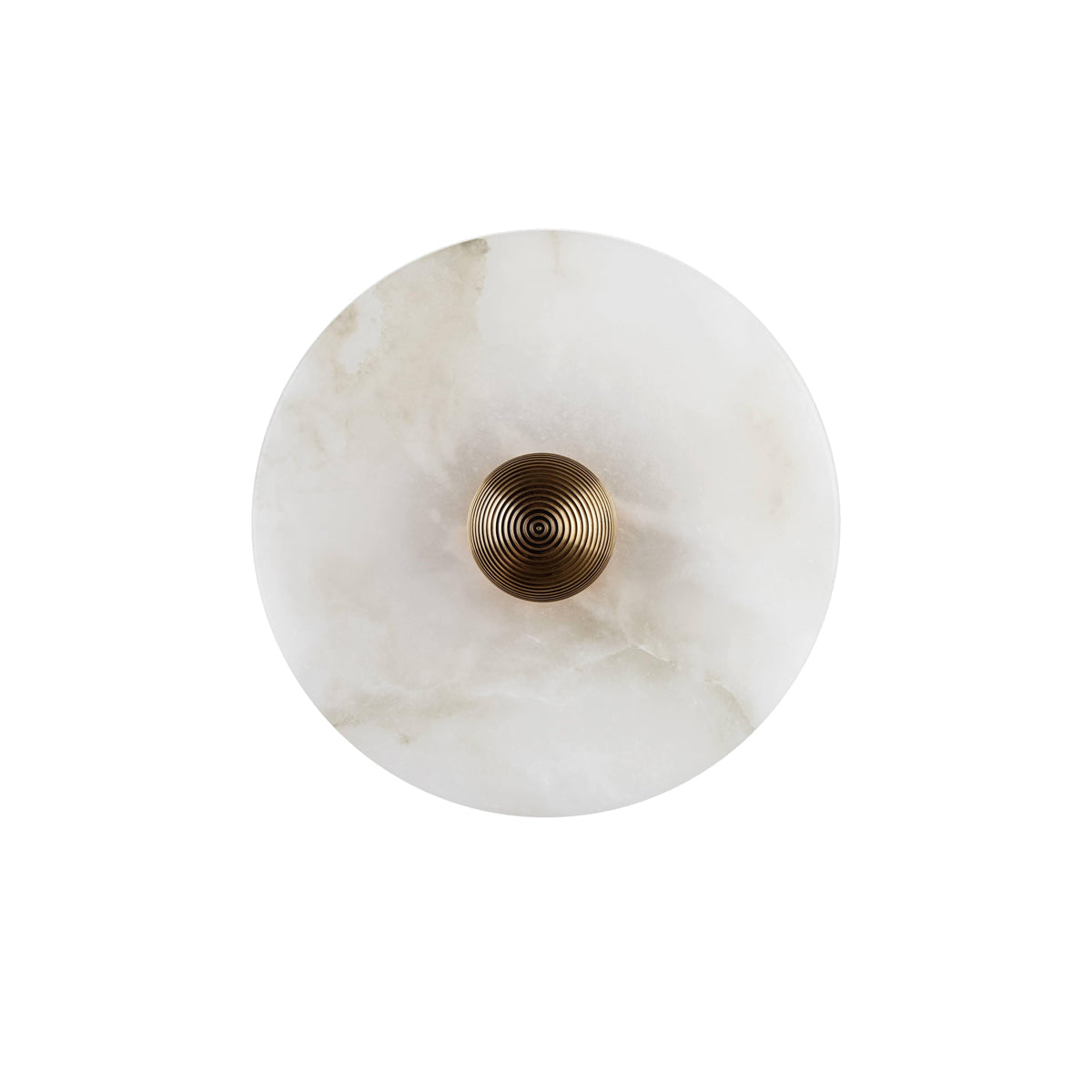 Alabaster Disc Wall Sconce