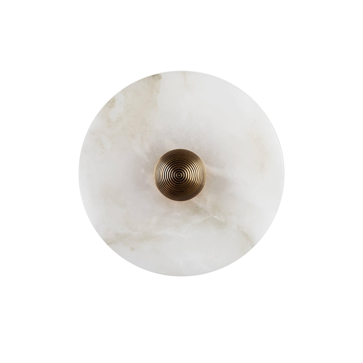 Alabaster Disc Wall Sconce