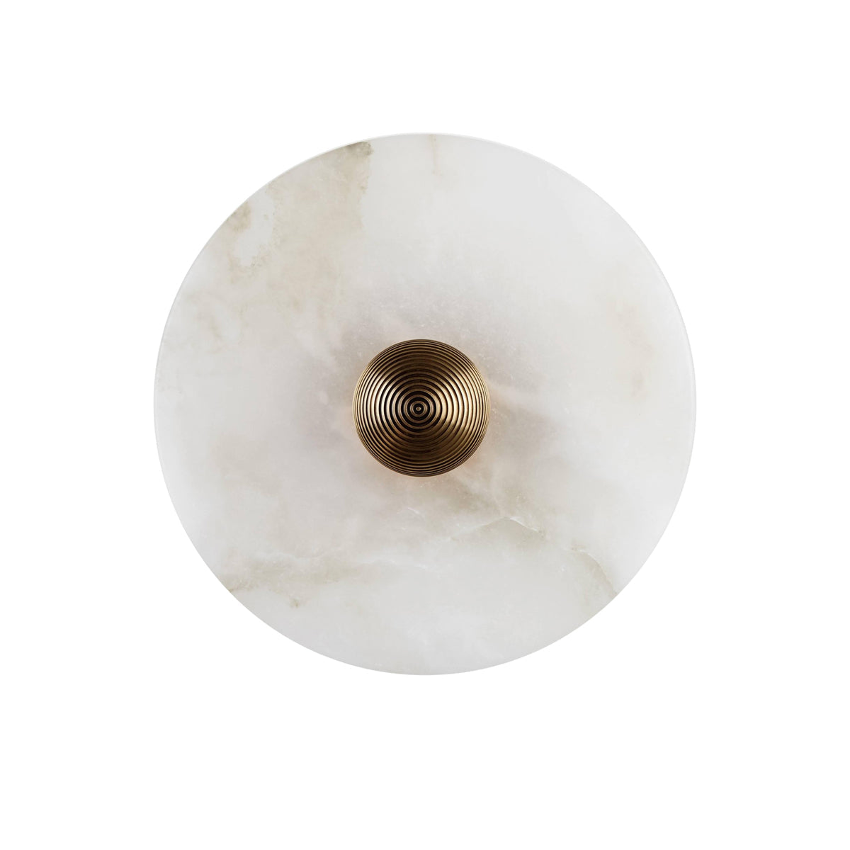 Alabaster Disc Wall Sconce