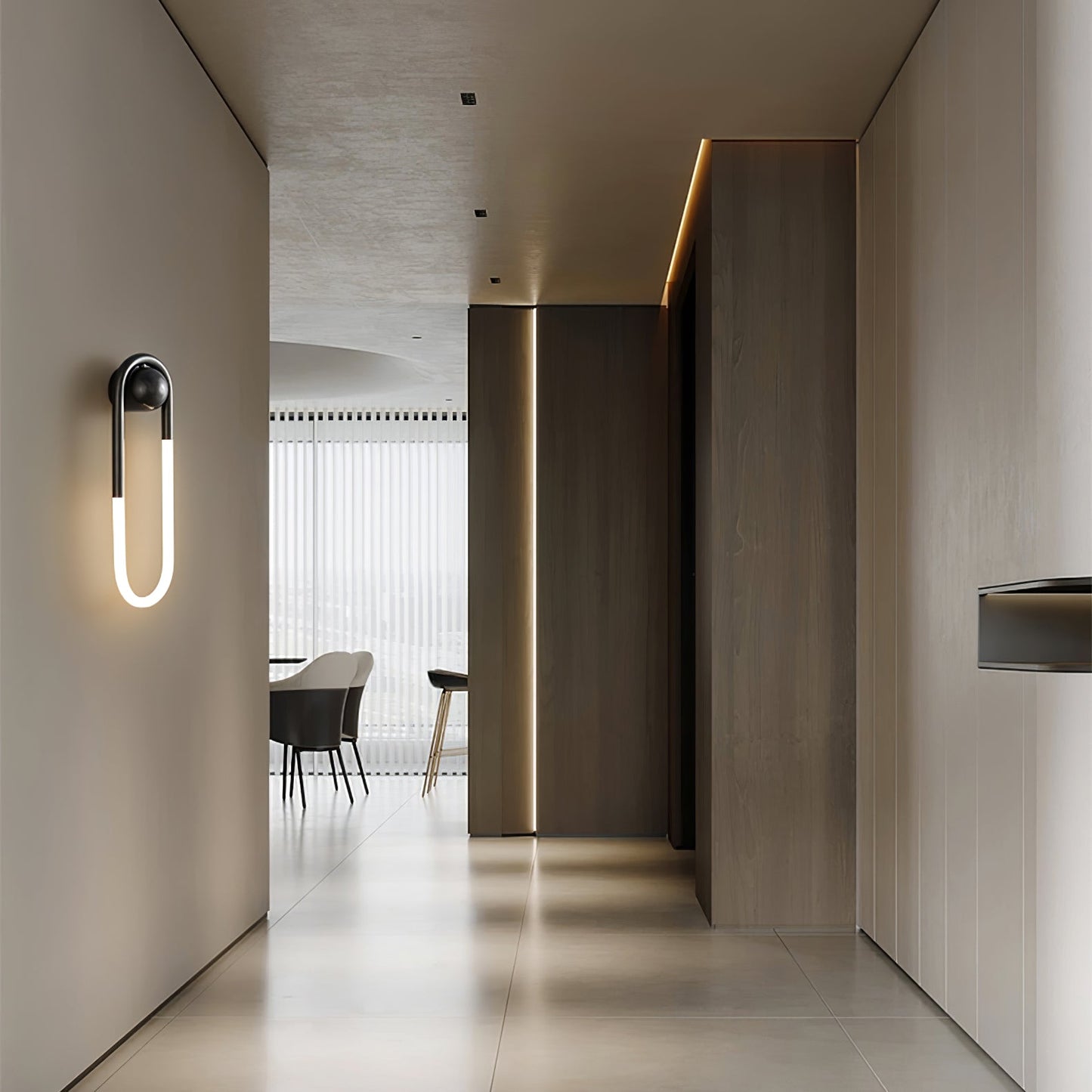 Continuous Loop LED Wall Sconce