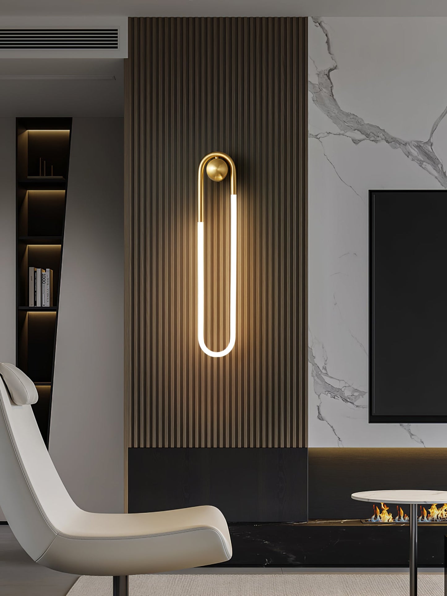 Continuous Loop LED Wall Sconce