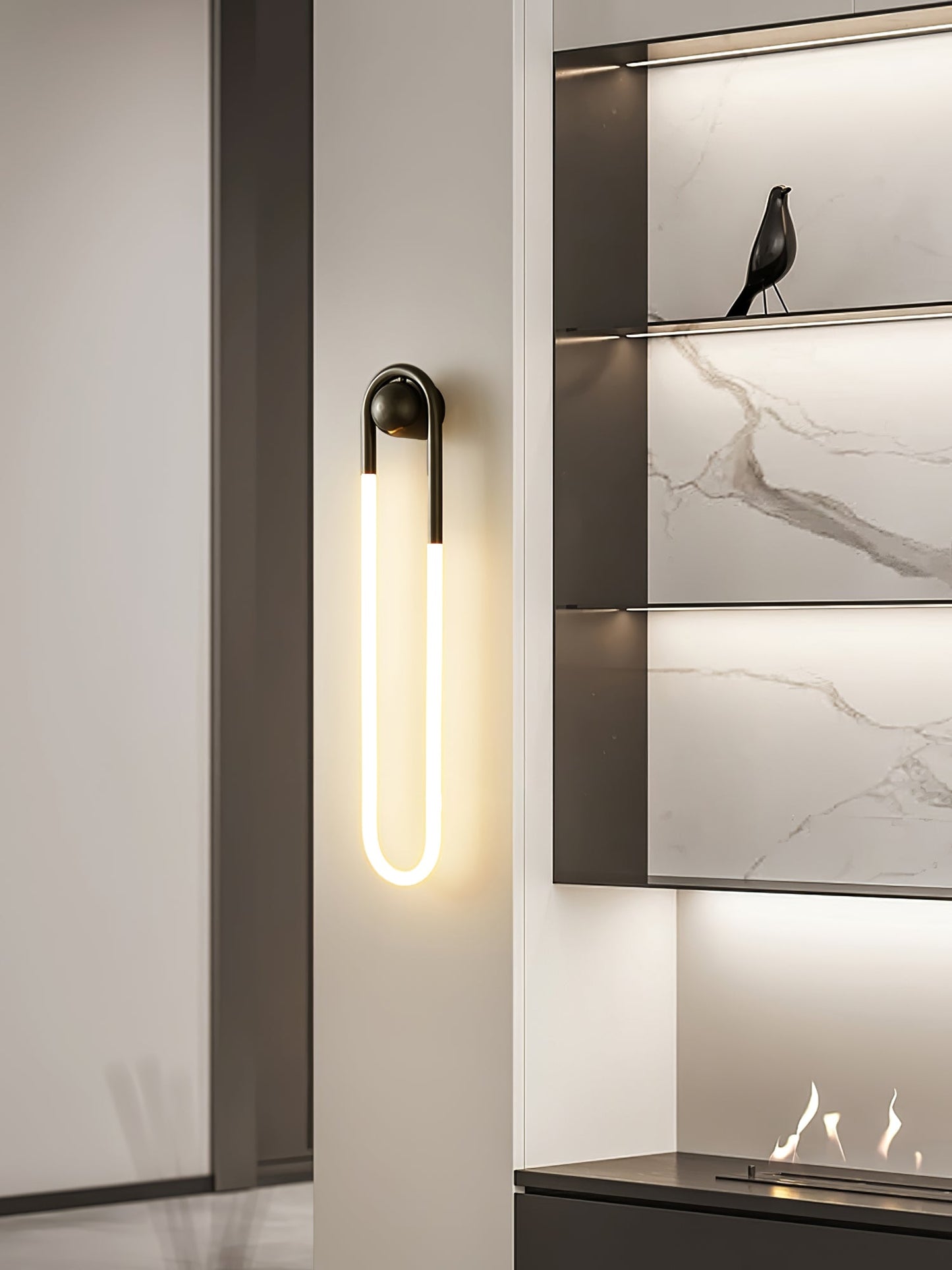 Continuous Loop LED Wall Sconce