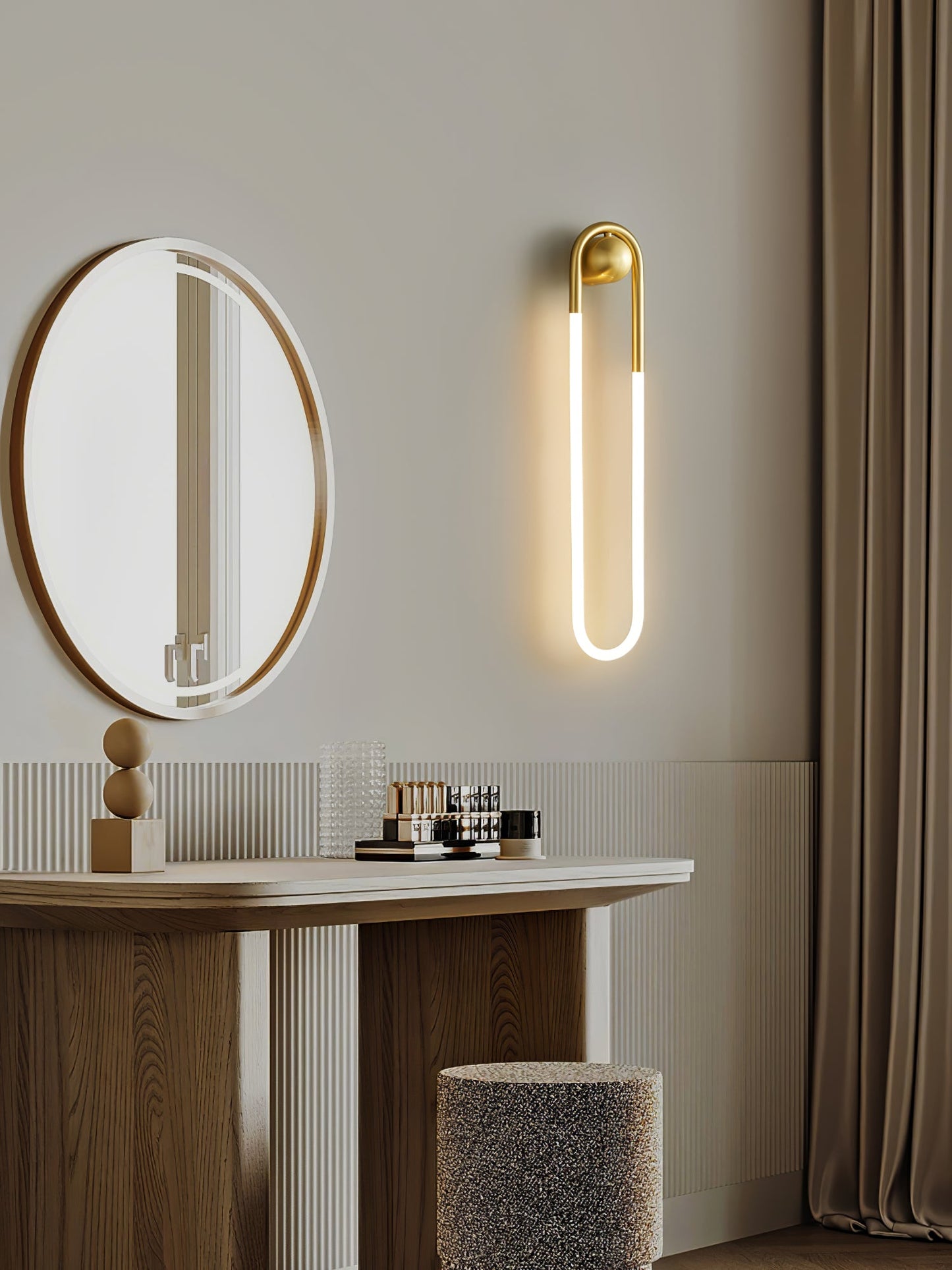 Continuous Loop LED Wall Sconce