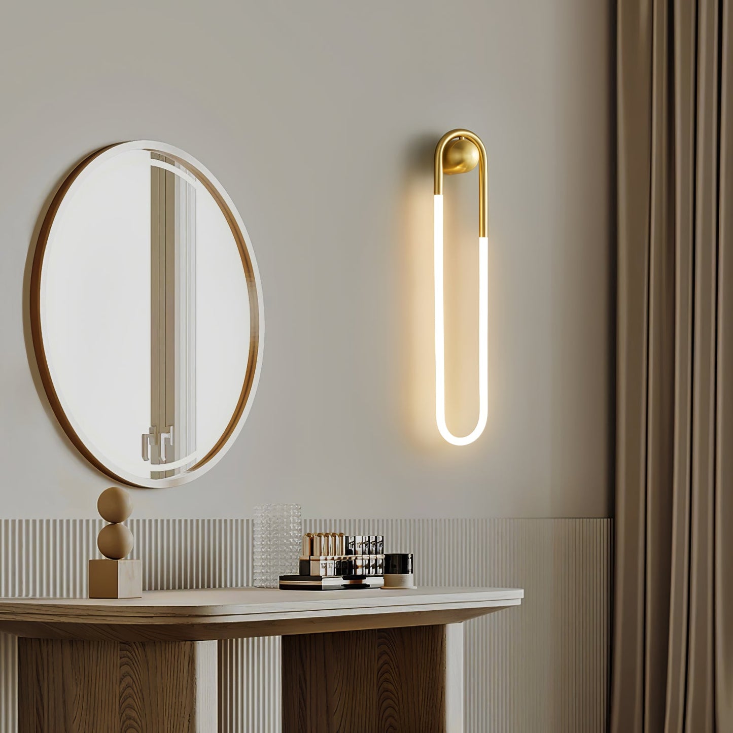 Continuous Loop LED Wall Sconce