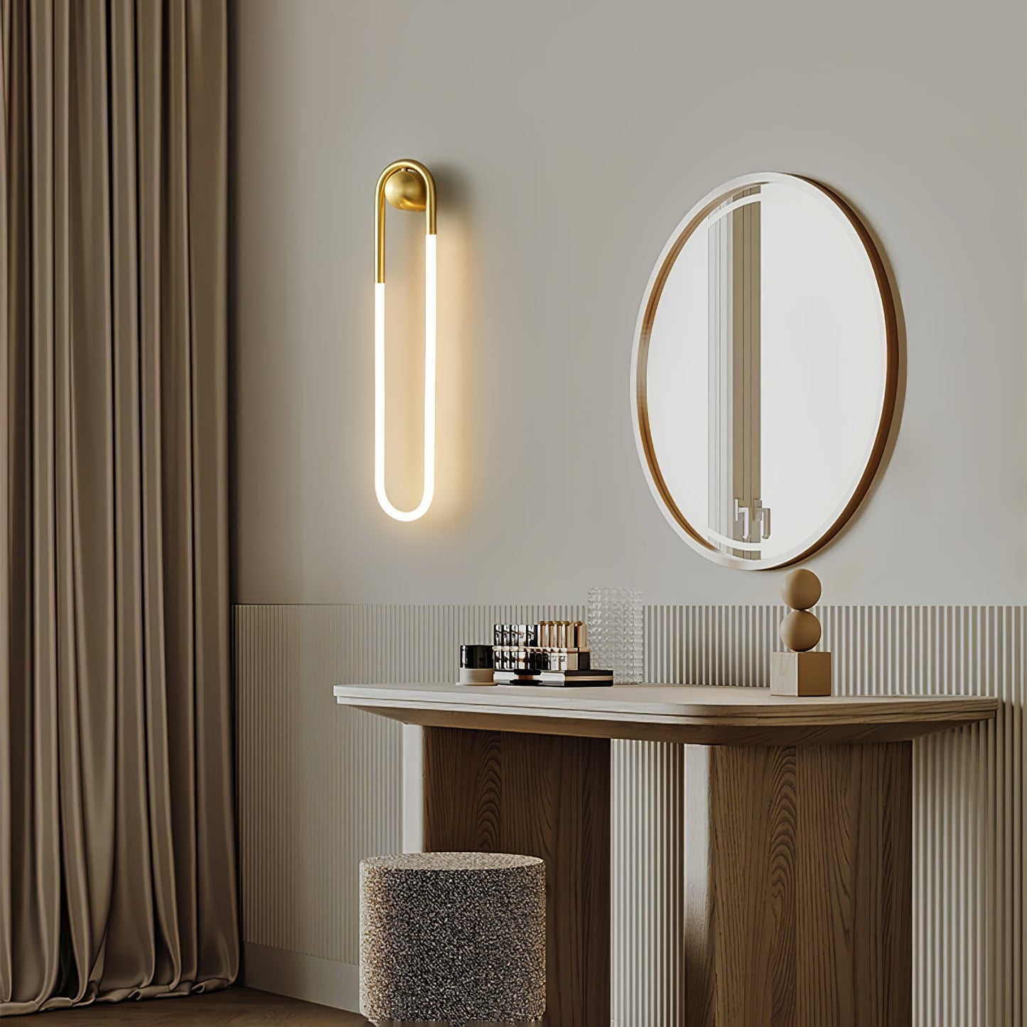 Continuous Loop LED Wall Sconce