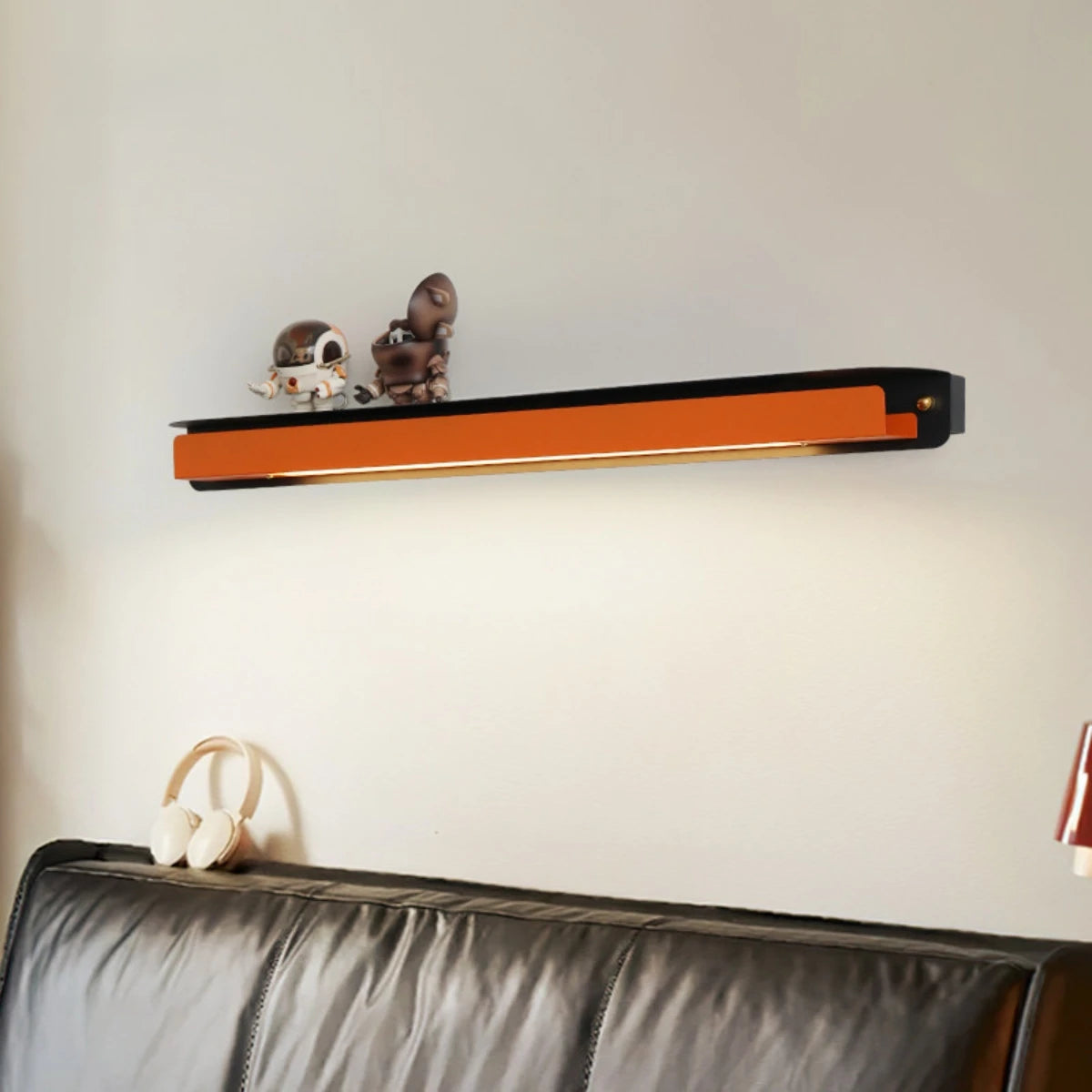 Retro Industrial Style Iron Acrylic Wall Light Wall Lamp Bed Light for Bedroom Living Room Office Indoor Home Decorative Fixture