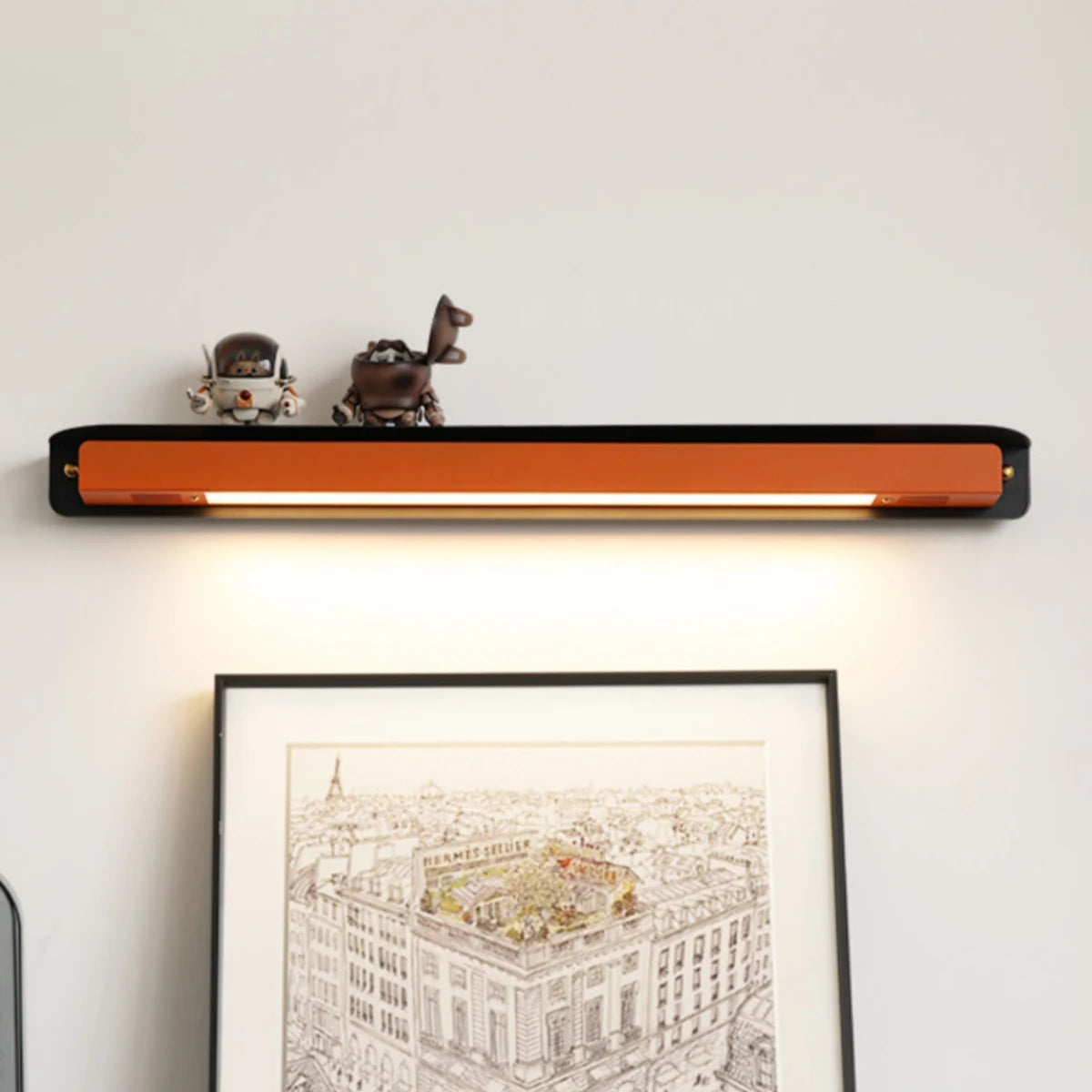 Retro Industrial Style Iron Acrylic Wall Light Wall Lamp Bed Light for Bedroom Living Room Office Indoor Home Decorative Fixture