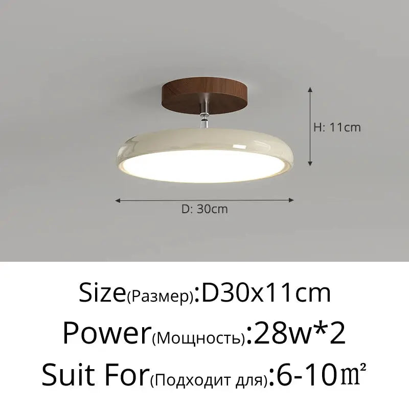 Modern LED Ceiling Lamp Flush Mount Bedroom Ceiling Light Fixture Living Room Metal Ceiling Lights Den Study Home Decor Erbstuk