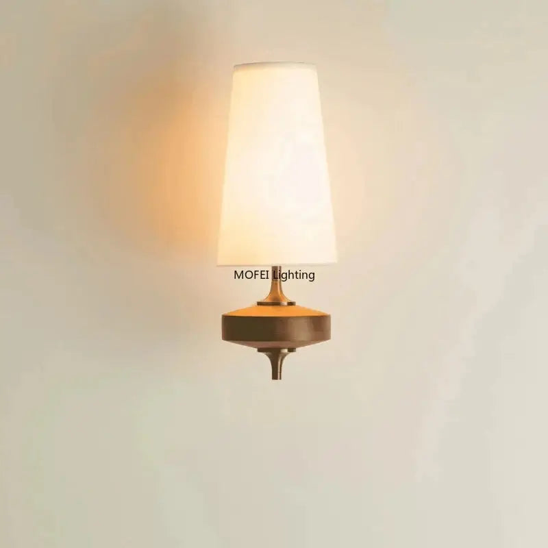 Modern Fabric Wall Lamp – Contemporary Art Style Wall Light for Bedroom, Living Room & Bedside Erbstuk