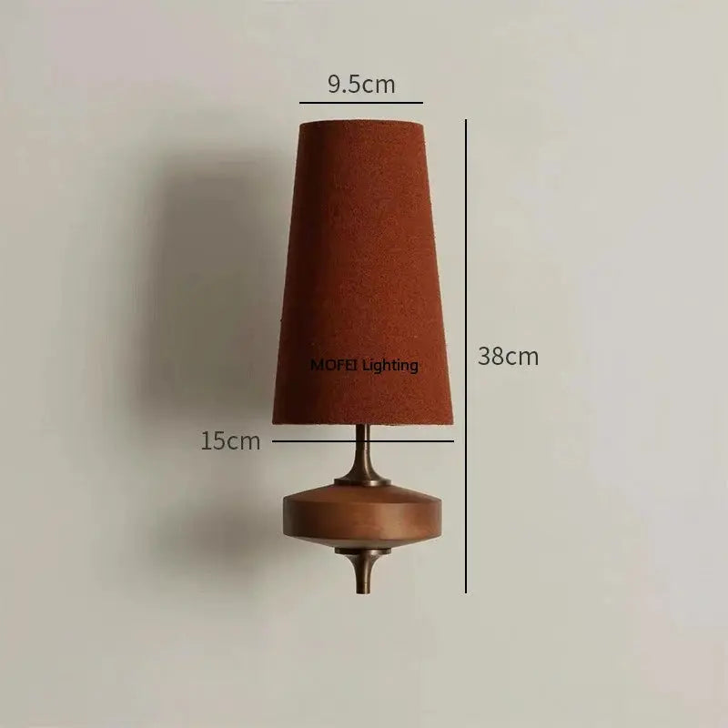 Modern Fabric Wall Lamp – Contemporary Art Style Wall Light for Bedroom, Living Room & Bedside Erbstuk