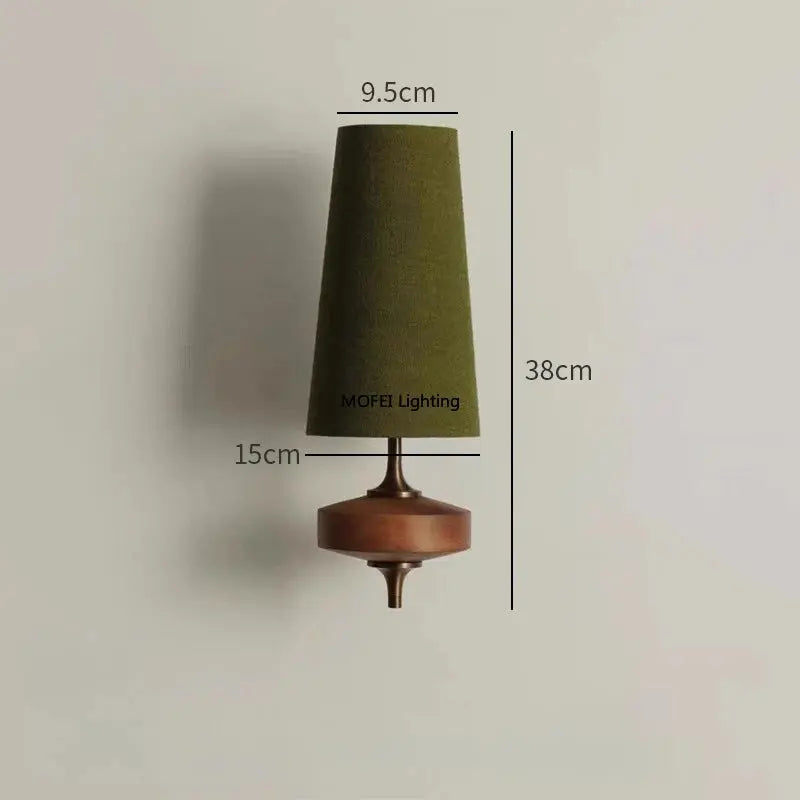 Modern Fabric Wall Lamp – Contemporary Art Style Wall Light for Bedroom, Living Room & Bedside Erbstuk