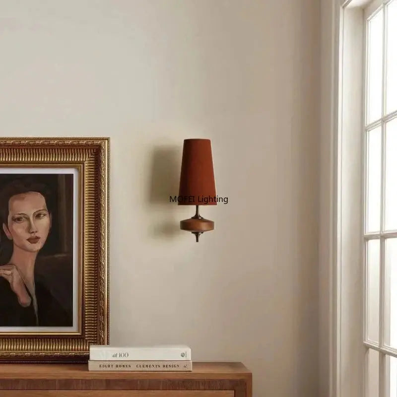 Modern Fabric Wall Lamp – Contemporary Art Style Wall Light for Bedroom, Living Room & Bedside Erbstuk