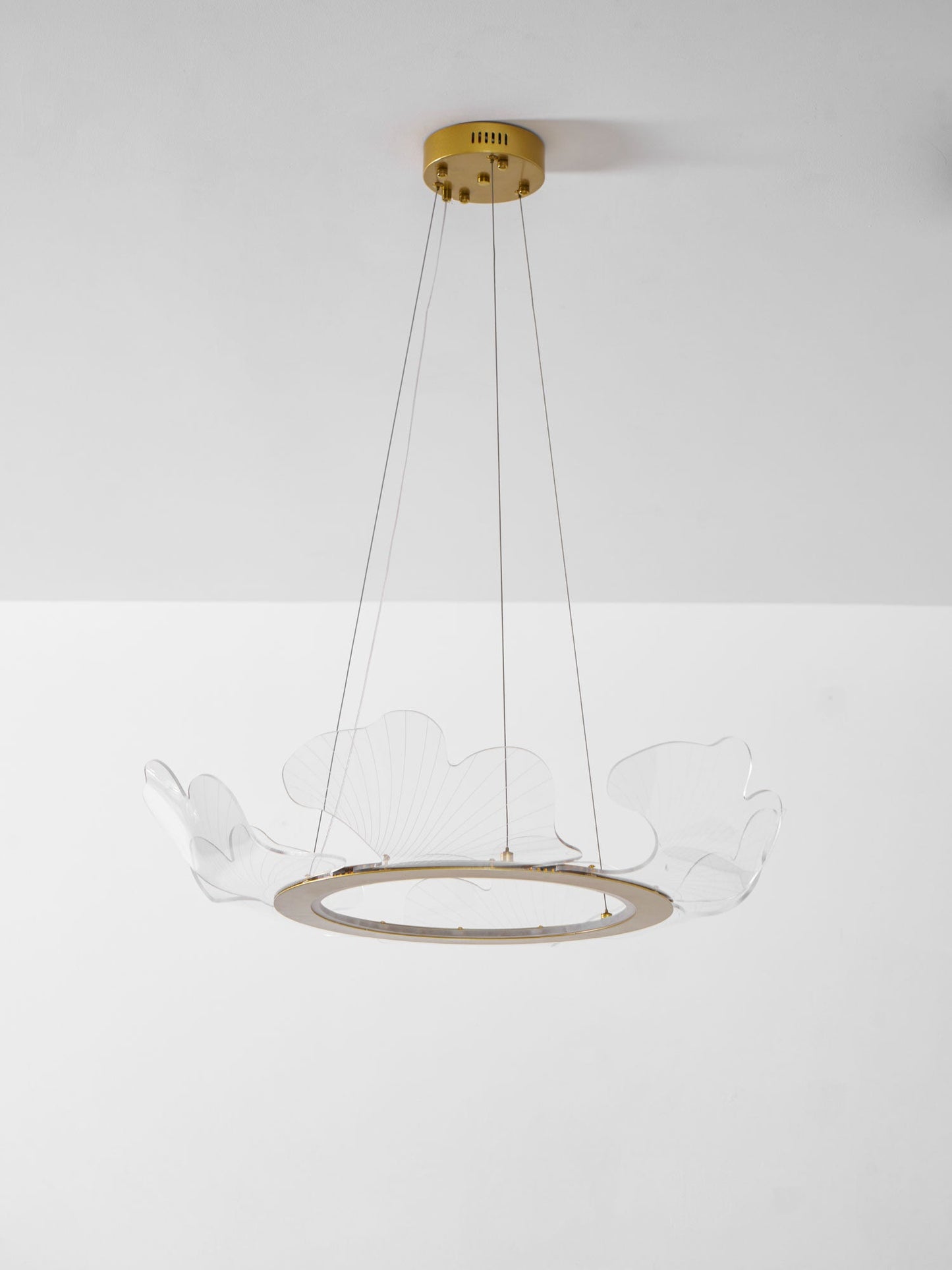 Ravello Scalloped LED Disc Chandelier