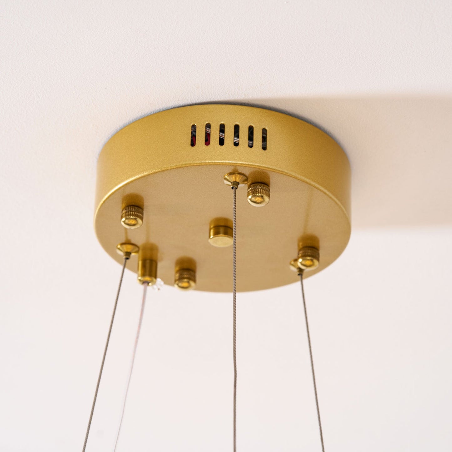Ravello Scalloped LED Disc Chandelier