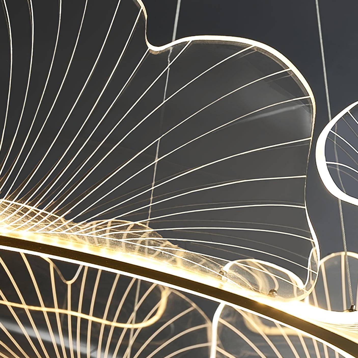 Ravello Scalloped LED Disc Chandelier