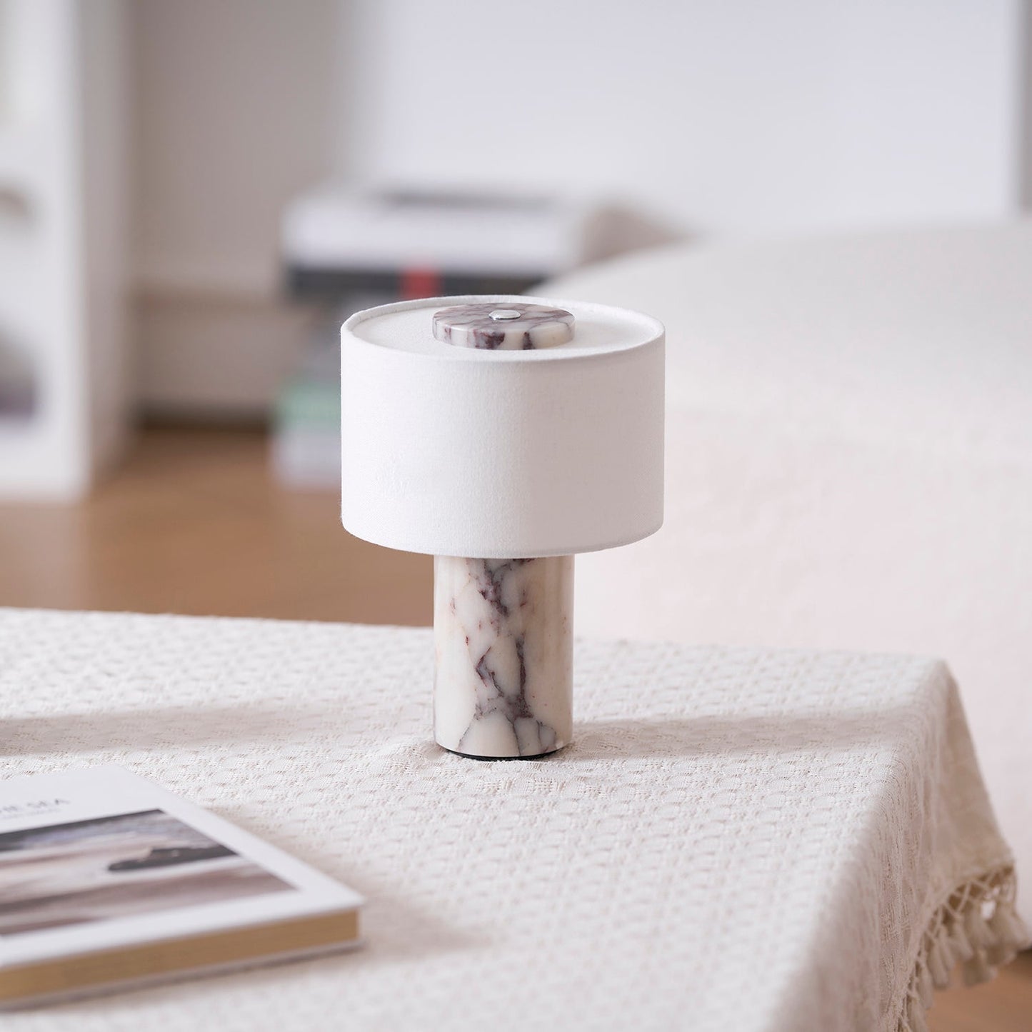 Marble Base Cordless Table Lamp