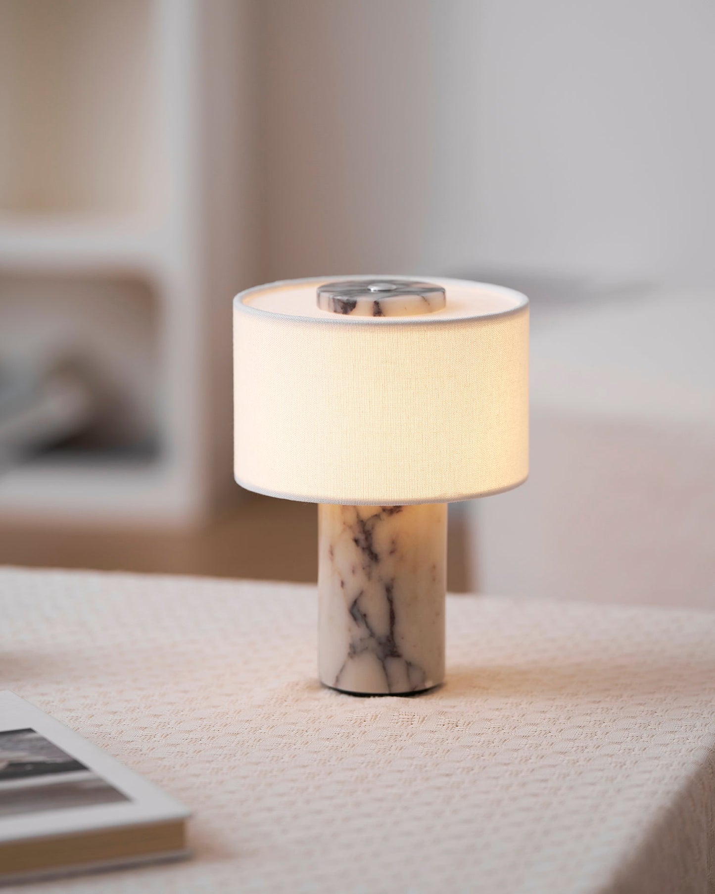Marble Base Cordless Table Lamp