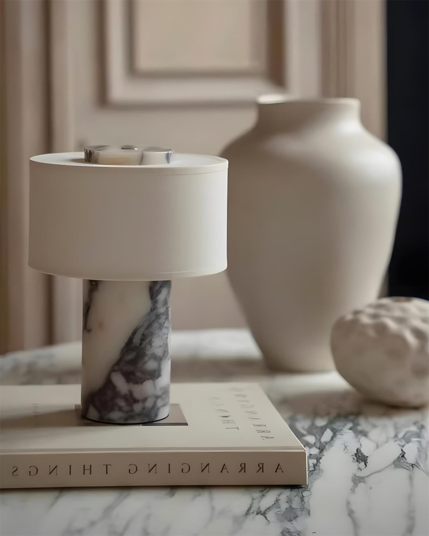 Marble Base Cordless Table Lamp