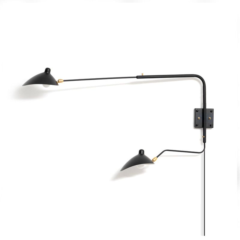 Pivoting Arm Plug In Wall Sconce