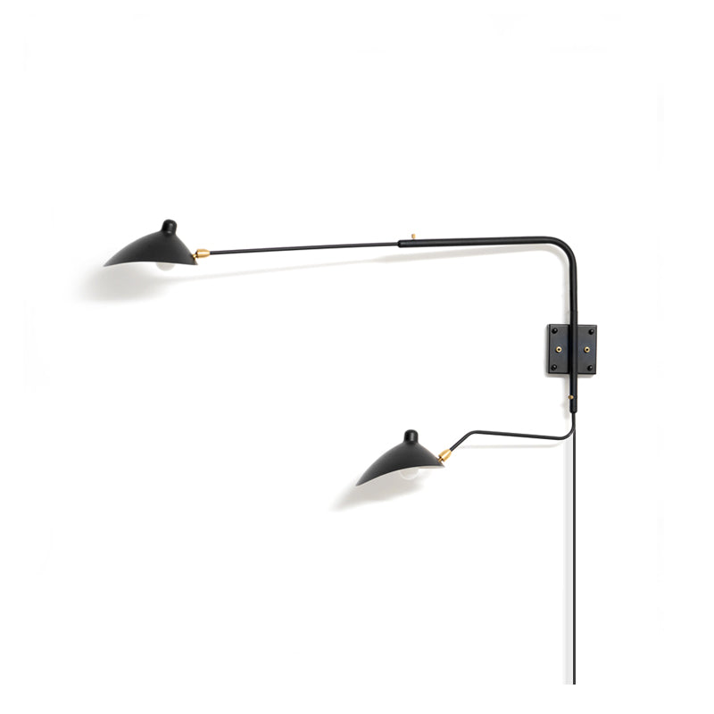 Pivoting Arm Plug In Wall Sconce