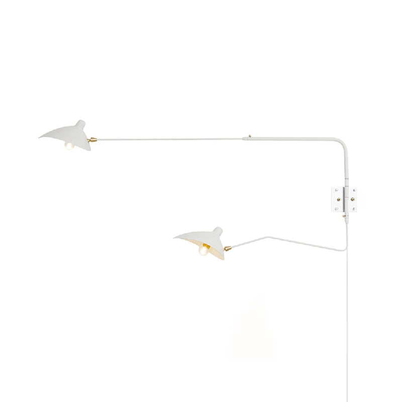 Pivoting Arm Plug In Wall Sconce