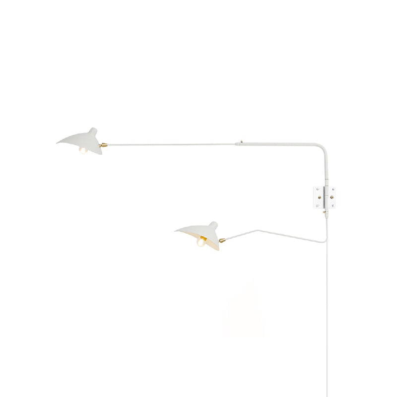 Pivoting Arm Plug In Wall Sconce