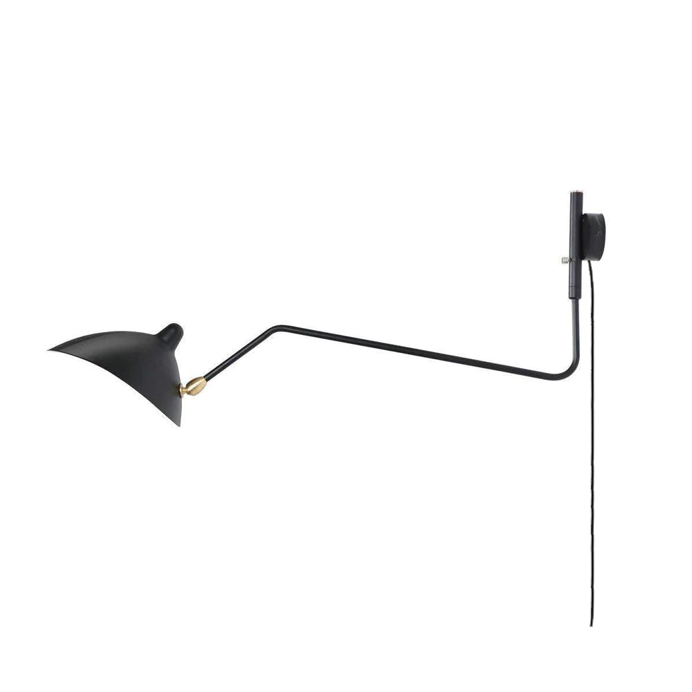 Pivoting Arm Plug In Wall Sconce