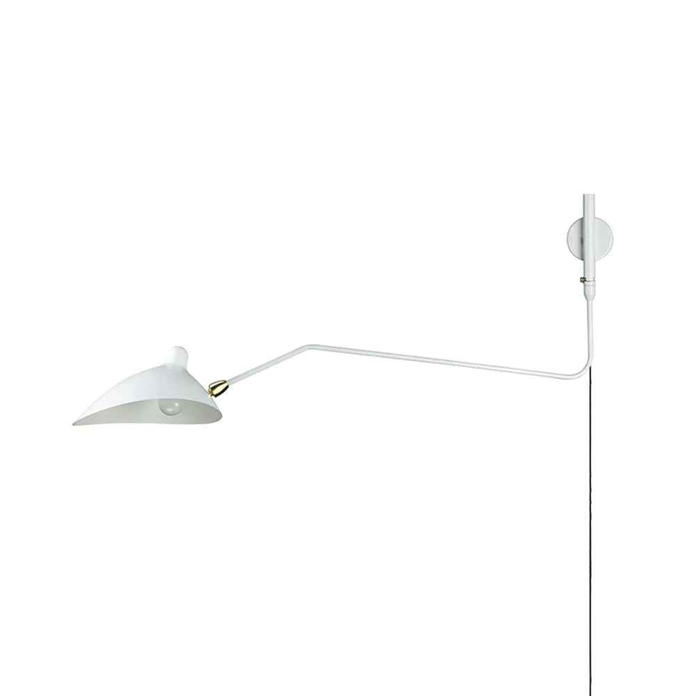 Pivoting Arm Plug In Wall Sconce