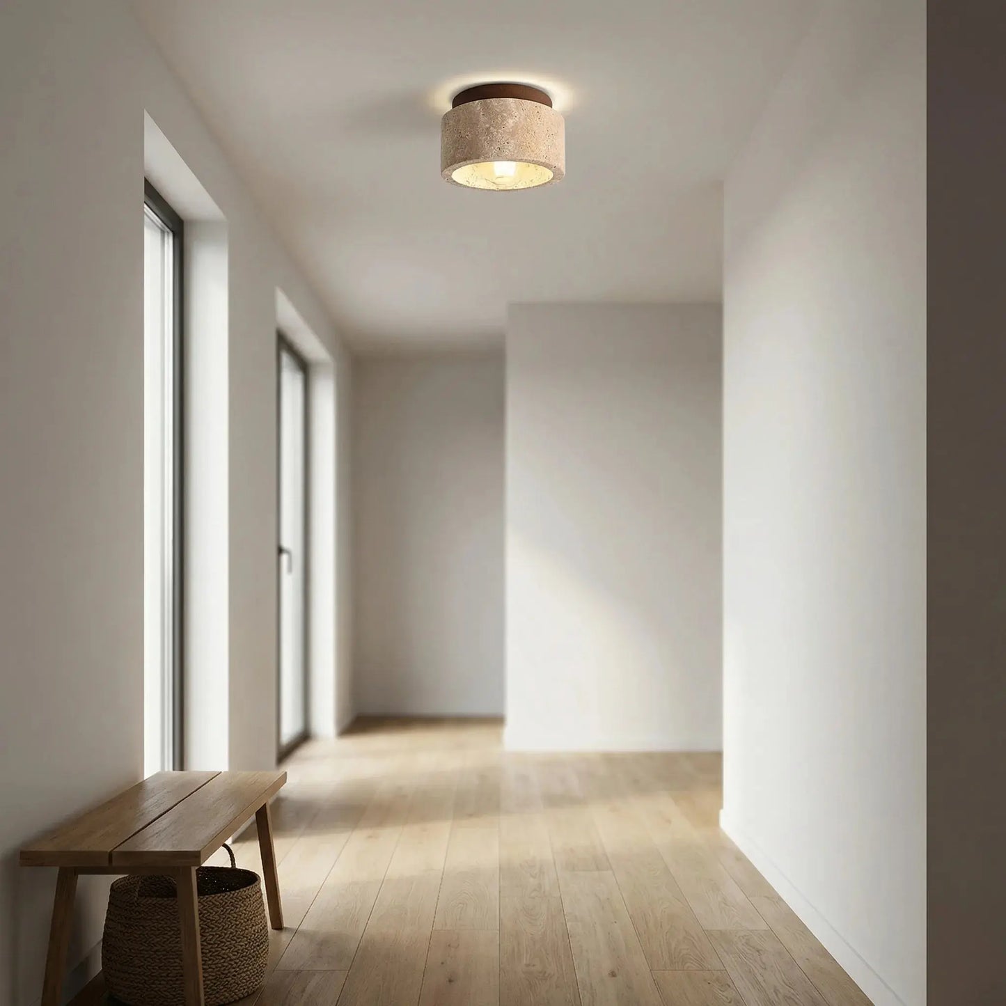 Stonrel - Round Surface Mounted LED Ceiling Lighting Erbstuk