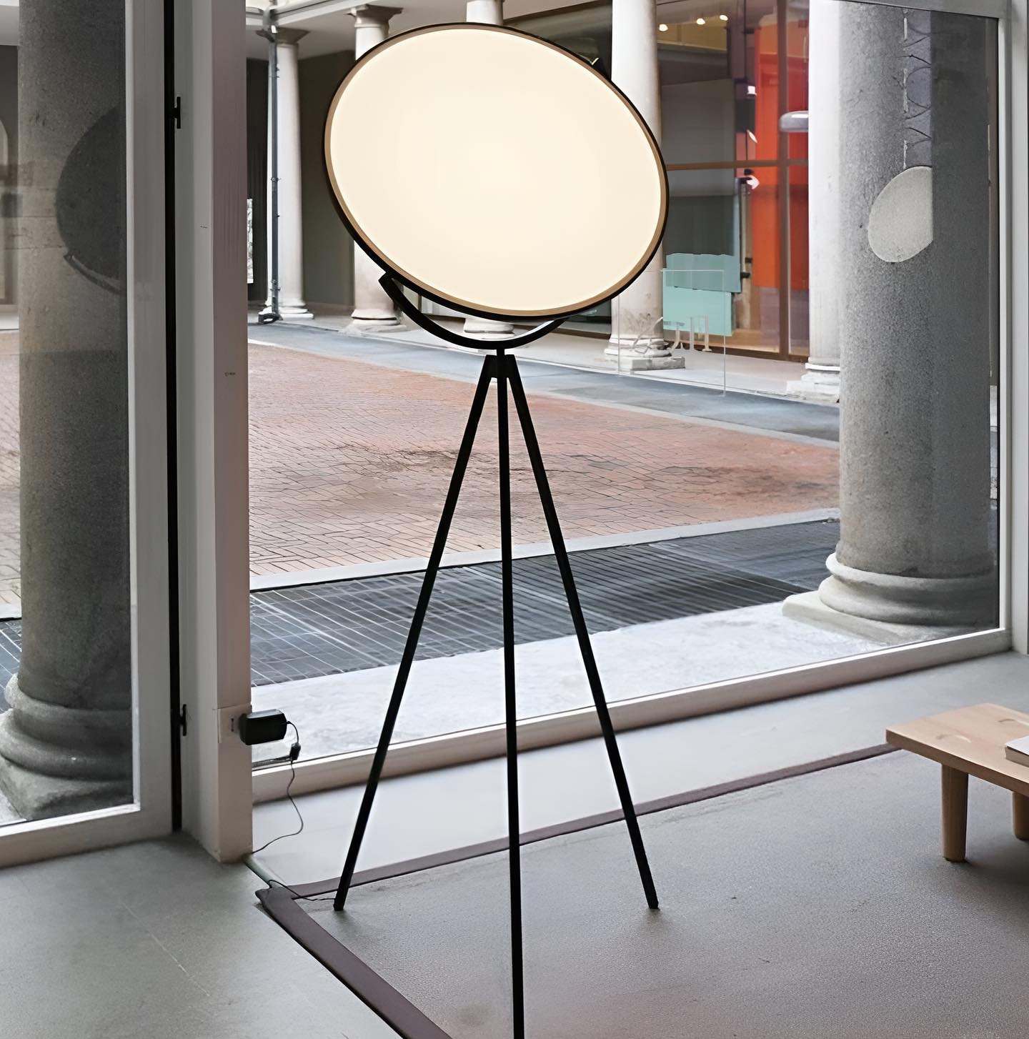 Tilting Disc LED Floor Lamp