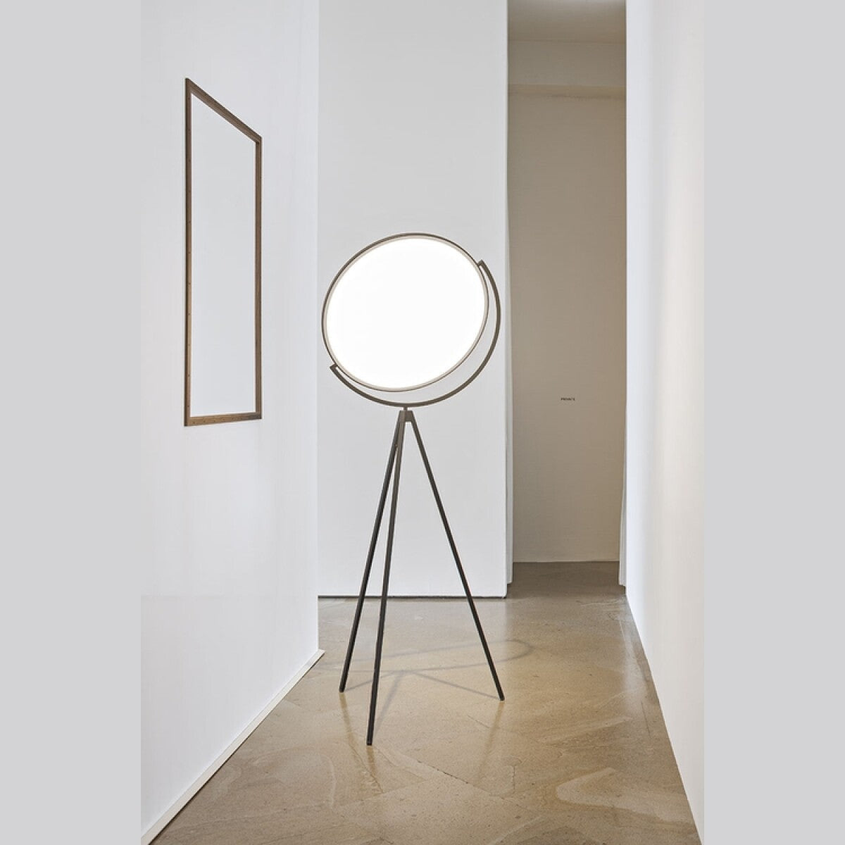 Tilting Disc LED Floor Lamp