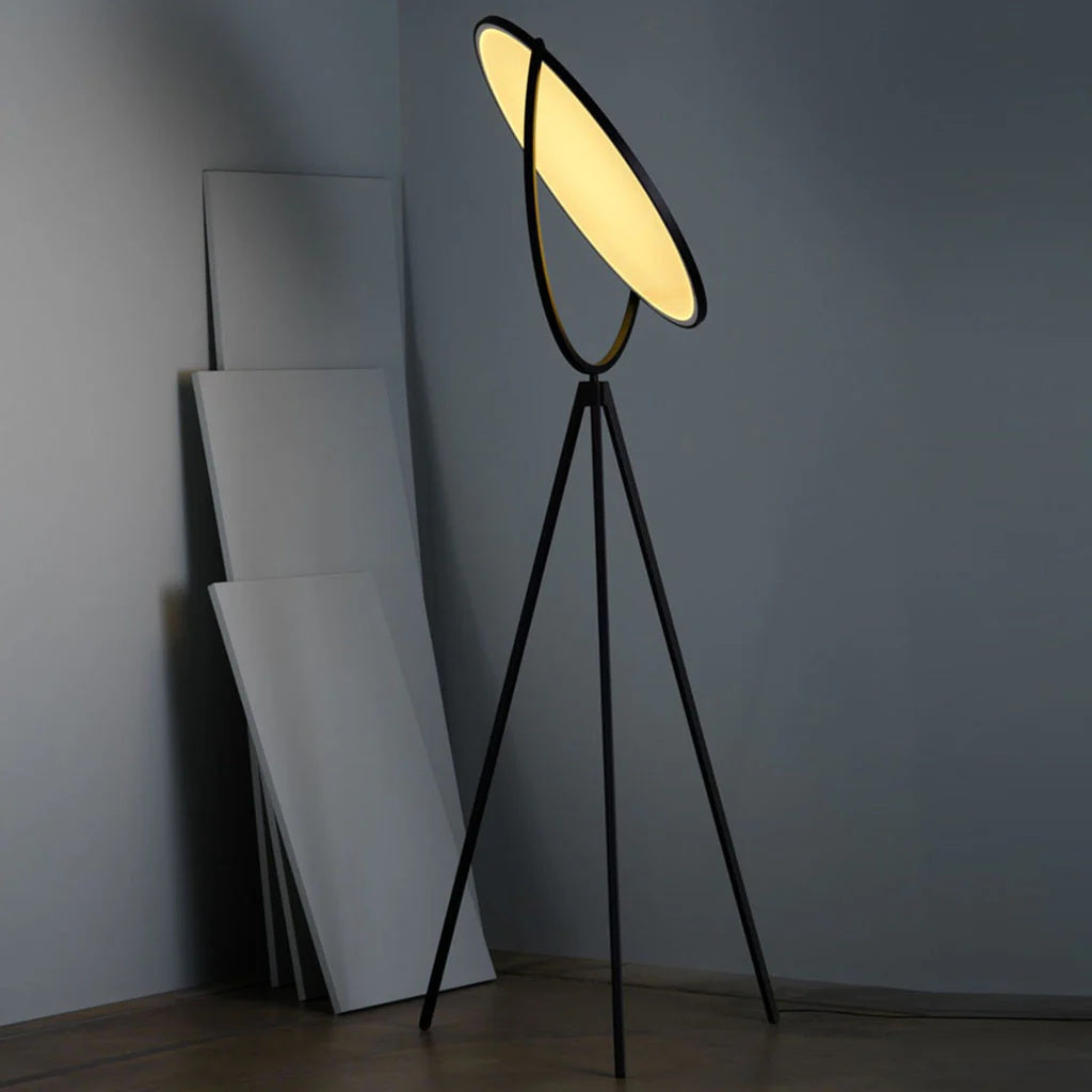 Tilting Disc LED Floor Lamp