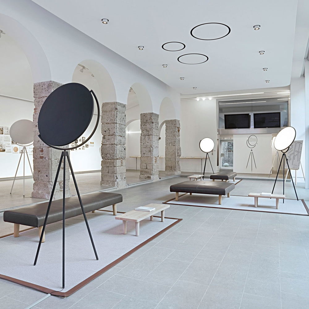 Tilting Disc LED Floor Lamp