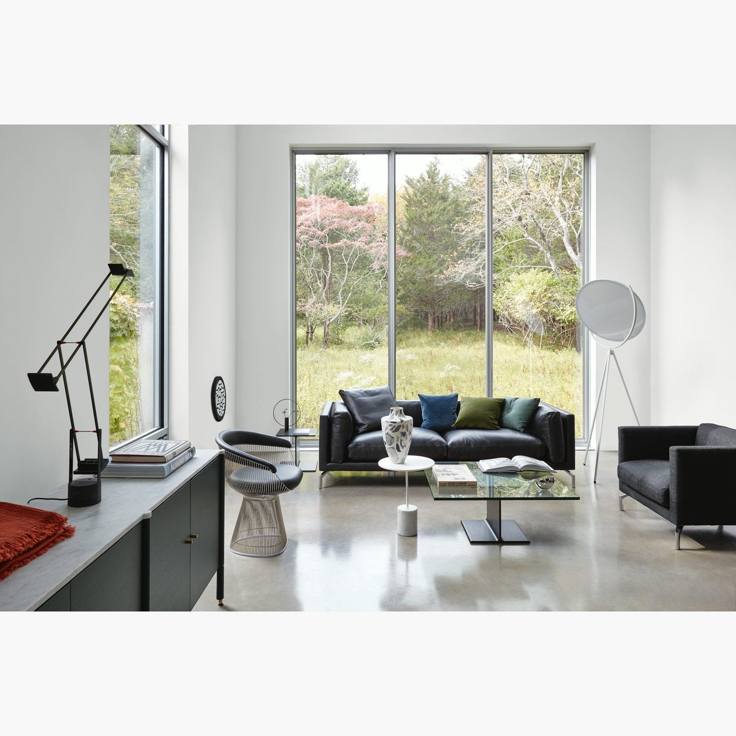 Tilting Disc LED Floor Lamp
