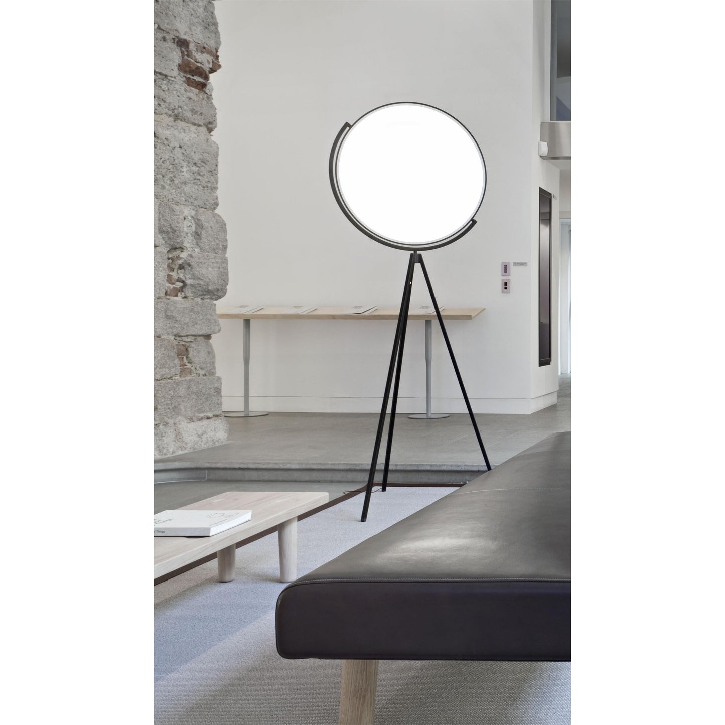 Tilting Disc LED Floor Lamp