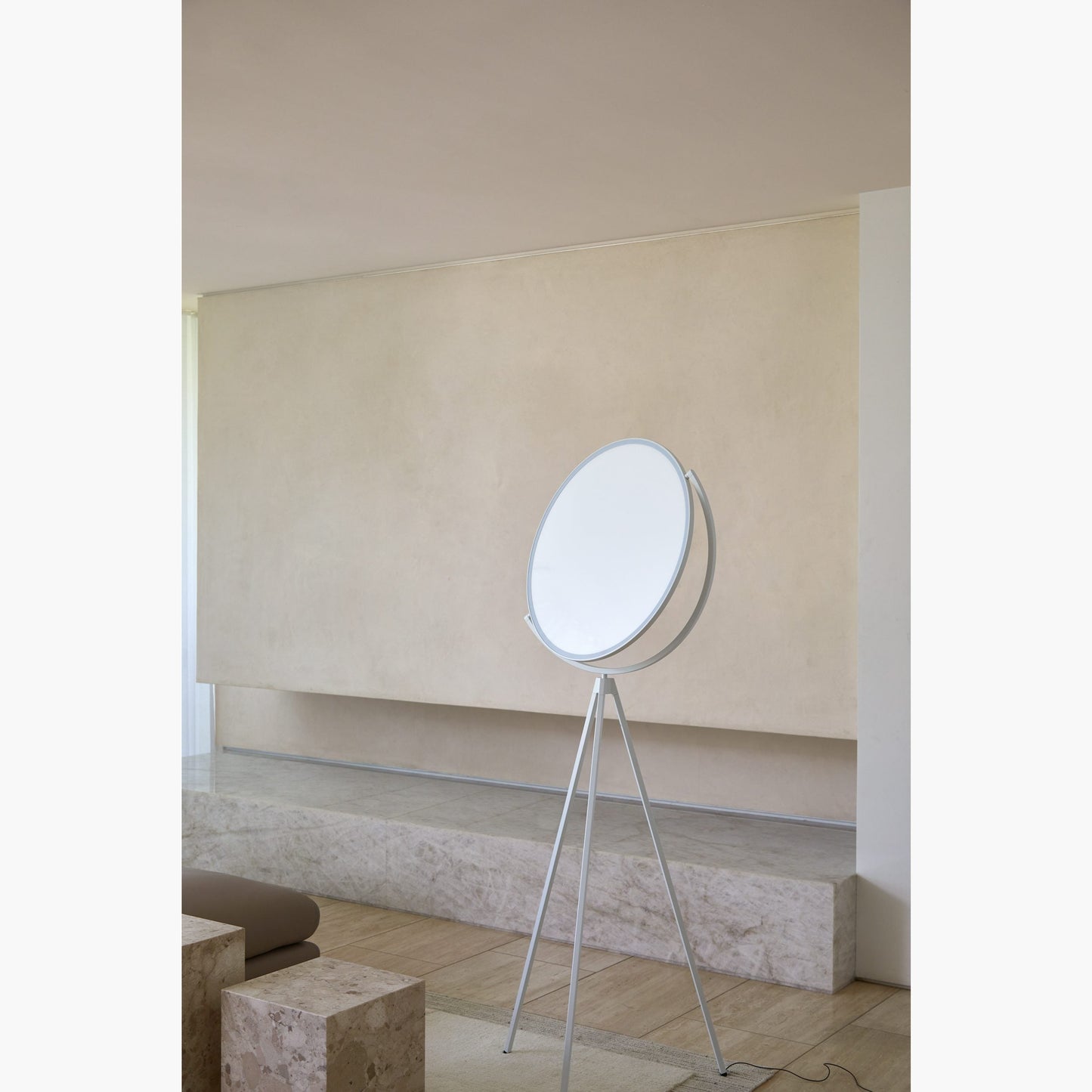 Tilting Disc LED Floor Lamp