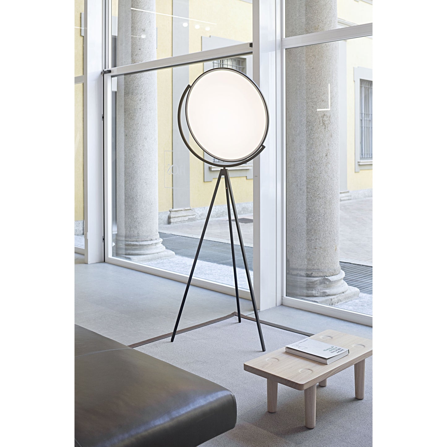 Tilting Disc LED Floor Lamp
