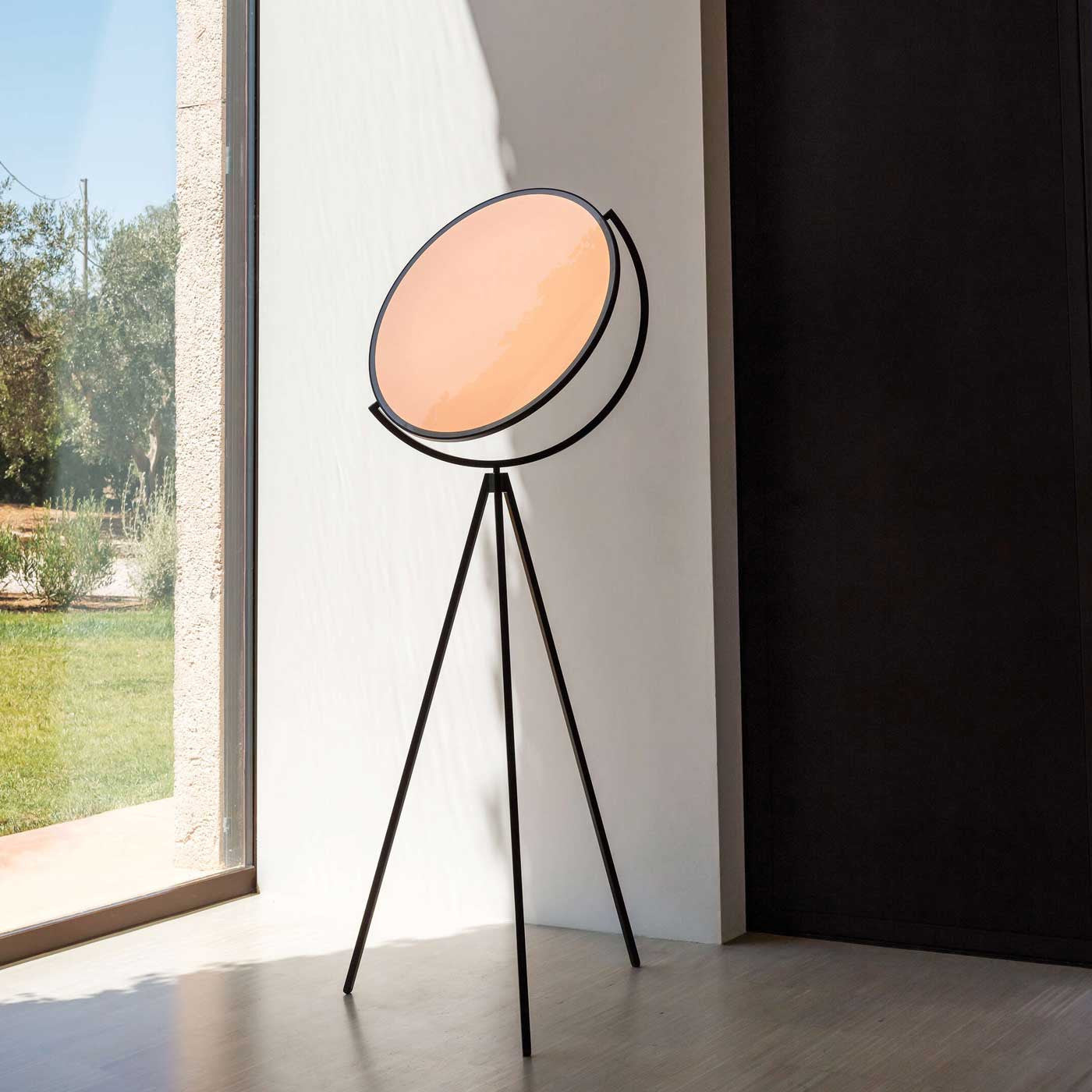 Tilting Disc LED Floor Lamp